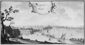 Ms 512 Magazyny soli w Nantes, 1723 (ołówek i pranie na papierze) autorstwa French School