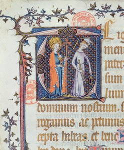 Ms 527 Kościół i synagoga autorstwa French School
