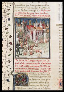 Ms 55 t.2 fol.290v Hell, z De Civitate Dei św. Augustyna z Hippony (354-430), przekład Raoula de Presles, ok. 1400-50 autorstwa French School