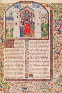 Ms 927 Fol.426 Prezentacja Ekonomii, z Etyki, Polityki i Ekonomii Arystotelesa (384-322 pne) (szczegóły patrz także 165171) autorstwa French School