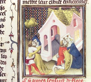 Pani Fr 12420 The Bawdy Women, z De Claris Mulieribus, Giovanni Boccaccio (1313-75) autorstwa French School