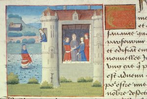 Pani Hunter 252 f.127v Małżeństwo, z Les Cent Nouvelles Nouvelles, 1462 autorstwa French School