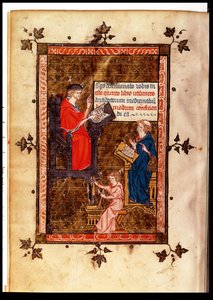 Pani Lat. 14023 os. 769 v. Antidotum nauczanie z Kanonu medycyny Awicenny (Ibn Sina) (980-1037), przekład Gerarda de Cremone (1114-87) c.1320 autorstwa French School