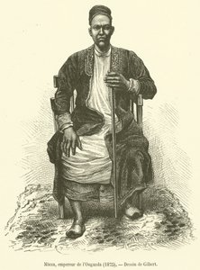 Mteza, cesarz Ugandy autorstwa French School