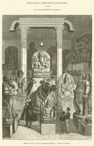Leiden Museum, Hall of Asian Monuments (rycina) autorstwa French School