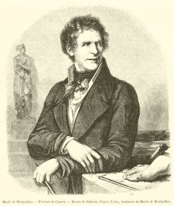 Muzeum Montpellier, Portret Canovy (rycina) autorstwa French School