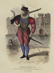 Muszkieter za panowania Henryka III Francji, 1586 autorstwa French School