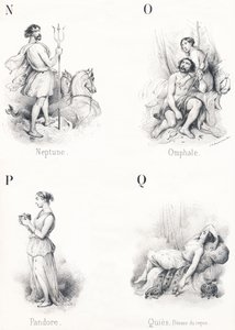 N O P P: Neptun, Omphal, Pandora, Quies autorstwa French School
