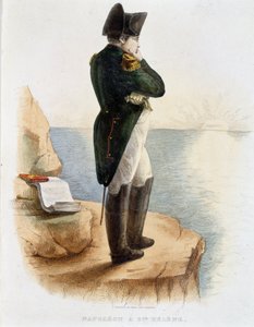 Napoleon a Sainte Helene - w „”francuskim Plutarch”” autorstwa French School
