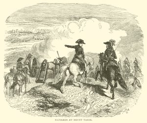 Napoleon na Górze Tabor (rycina) autorstwa French School