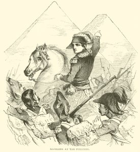Napoleon pod piramidami (grafika) autorstwa French School