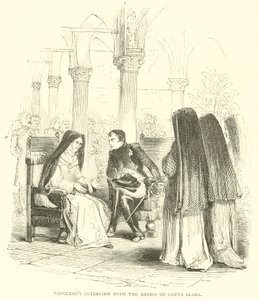 Wywiad Napoleona z ksieni Santa Clara (rycina) autorstwa French School
