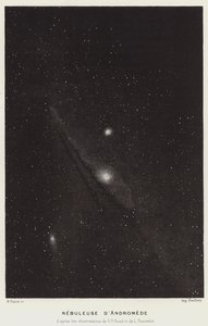 Mgławica Andromeda (lito) autorstwa French School