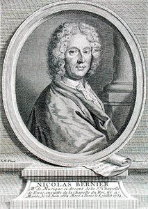 Nicolas Bernier (1665-1734) grawerowany przez Etienne Fiquet (1719-94) (grafika) autorstwa French School
