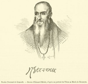 Nicolas Perrenot de Granvelle (grafika) autorstwa French School