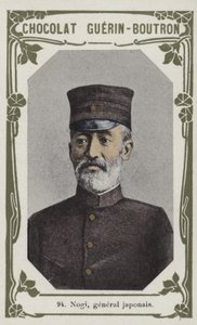 Nogi, japoński generał (kolorowe zdjęcie) autorstwa French School