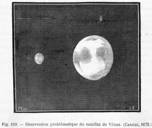 Problematyczna obserwacja satelity Wenus (Cassini autorstwa French School
