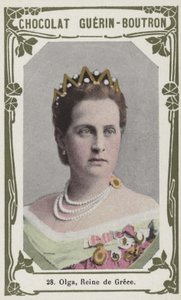 Olga, królowa Grecji (kolorowe zdjęcie) autorstwa French School