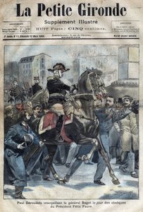 W dniu obseque Felix Faure, Paul Deroulede próbował szkolić generała Rogeta przeciwko rządowi 23 lutego autorstwa French School