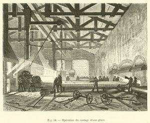 Operacja odlewania lodu (grawerowanie) autorstwa French School