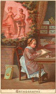 Ortografia (chromolitho) autorstwa French School