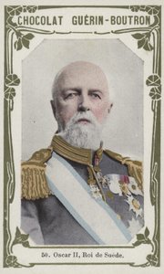 Oscar II, Roi de Suede (kolorowe zdjęcie) autorstwa French School