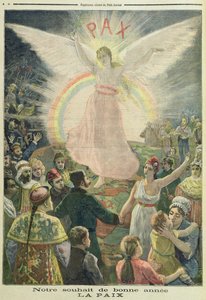 Nasza nadzieja na Nowy Rok: Pokój, z „Le Petit Journal”, 1 stycznia 1894 r. autorstwa French School