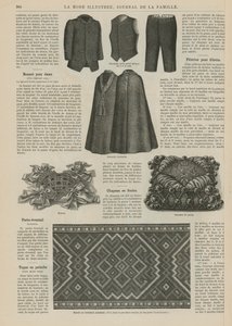 Strona z La Mode Illustree autorstwa French School