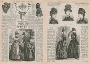 Strona z La Mode Illustree autorstwa French School