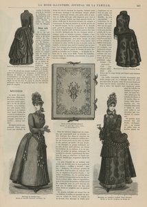 Strona z La Mode Illustree autorstwa French School