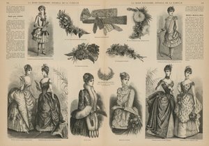 Strona z La Mode Illustree autorstwa French School