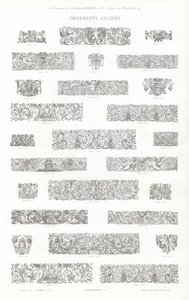 Strona z winiet typograficznych (grawerowanie) autorstwa French School