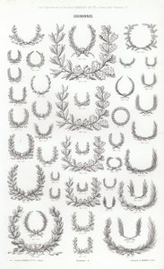 Strona z winiet typograficznych (grawerowanie) autorstwa French School