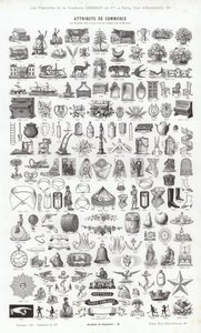 Strona z winiet typograficznych (grawerowanie) autorstwa French School