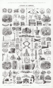 Strona z winiet typograficznych (grawerowanie) autorstwa French School
