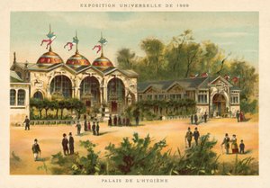 Pałac Higieny, Wystawa Powszechna 1889, Paryż autorstwa French School