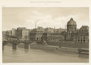 Pałac Instytutu i Hotel des Monnaies, 1877 autorstwa French School