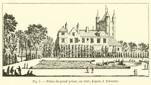 Pałac Wielkiego Przeora, w 1650 r.; po I Sylwestrze