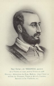 Paolo Veronese, włoski malarz (litografia) autorstwa French School