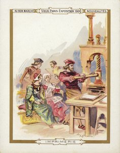 Wystawa Paryska 1900, Drukarz autorstwa French School