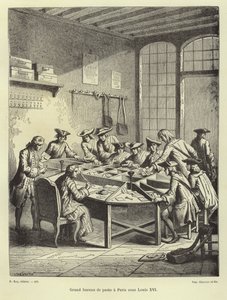 Poczta w Paryżu za Ludwika XVI autorstwa French School