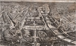 Paryż widziany z Łuku Triumfalnego de l