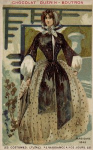 Moda paryska, 1848 autorstwa French School