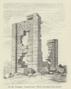 Pasargadae, wieża pogrzebowa autorstwa French School
