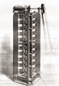 Pionowy silnik elektryczny Paula-Gustave