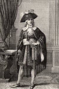 Paul Francois Nicolas, Vicomte de Barras, z „Histoire de la Revolution Francaise” Louisa Blanca (1811-82) autorstwa French School