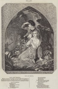 Paul i Virginia (grafika) autorstwa French School