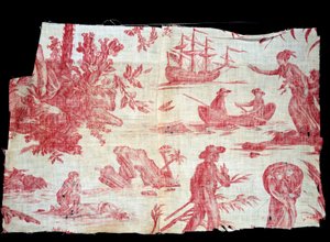 Paul i Virginie Toile de Jouy autorstwa French School