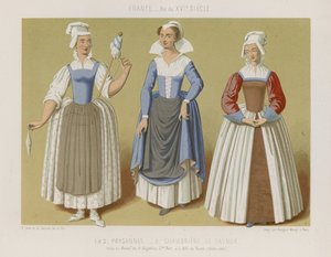 Chłop i pokojówki Saumuru autorstwa French School