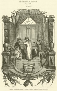 Malowidła Château de Chantilly, Le Bain (grafika) autorstwa French School